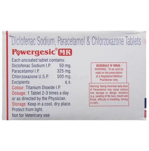 powergesic mr tablet 10's